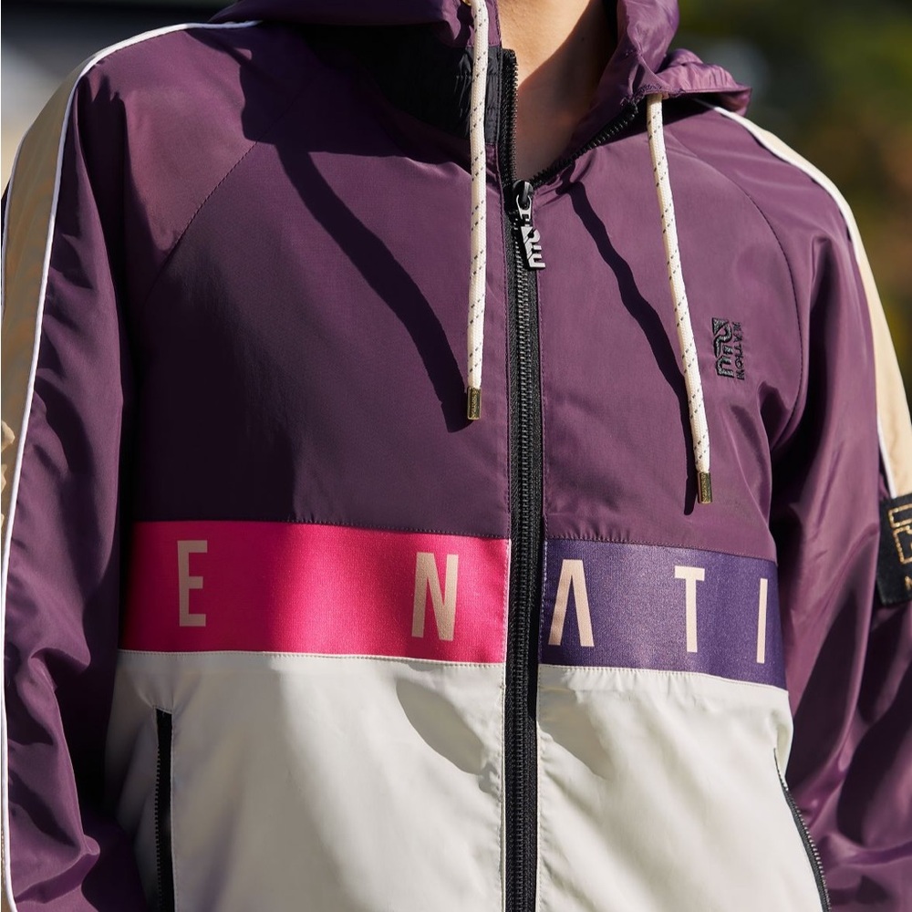 PE Nation “Man Down” windbreaker zip up jacket